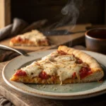 Chicken Crust Pizza: Irresistible, Wholesome, and Surprisingly Easy 45 Serving a slice of chicken crust pizza from a warm family kitchen