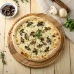 Truffle Mushroom White Pizza: A Stunning, Irresistible Feast of Love & Flavor 52 Recipe card for truffle mushroom white pizza with handwritten instructions