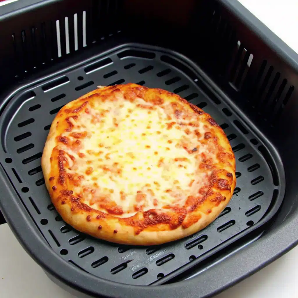air-fryer-frozen-pizza-step-by-step Step-by-step process of making air fryer frozen pizza